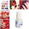 24 Colors 6ML Porcelain Soak Off UV Gel Nail Art Polish