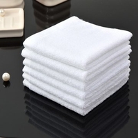 24pcs 12 Inch Cotton Thick White Hand Face Towels Home Hotel Salon Soft Water Absorbent Washcloths