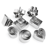 24Pcs DIY Baking Tools Cake Cut Thick Stainless Steel Biscuit Mold Nozzle Cupcake Pastry Tips Decor