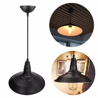 26cm Industrial Loft Vintage Ceiling Hanging Lamp Bar Living Room Coffee Shop Pendant Light