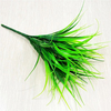 27CM 56PCS Leaves 7 Bunches Artificial Grass Artificial Fake Plastic Home Decor