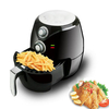 2.8L Black Oilless Electric Air Fryer Low Fat Detachable Basket Baking Kitchen
