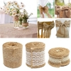 2M Jute Hessian Burlap Natural Craft Floristry Ribbon Rustic Wedding Party Decoration
