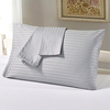 2pcs Cotton Pillow Case Cushion Bags Bedding Sets Stand Queen King Size