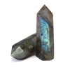 2pcs DIY Crystal Natural labradorite Quartz Crystal DT Wand Point Healing
