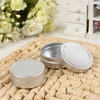 2Pcs Empty Cosmetic Pot Jar Tin Aluminium Container Lip Gloss Makeup Storage 10ml+20ml