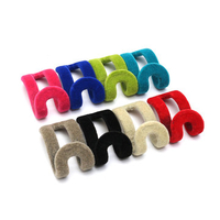 2pcs Travel Flocking Multifunction Pile Coating Colors Magic Hook Hanging Mini Hook