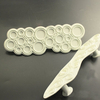 2Pcs/Set Embossing Mold Cake Fondant Mold Chocolate Jelly Dough Mould Cake Decorating Tools Bakeware