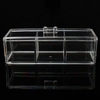 3 Compartments Clear Acrylic Make Up Organiser Cosmetic Display Storage Jewellery Case