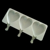 3 Grids Love Heart Silicone Ice Cream Mold DIY Mousse Fondant Mold Ice Cream Maker Summer
