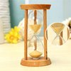 3 Minutes Wooden Sand Clock Sandglass Hourglass Clock Kitchen Timer