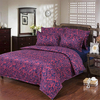 3 Or 4Pcs Vintage Single Twin King Size Bed Sets Pillowcase Polyester Quilt Duvet Cover