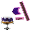 3 Pcs Tassels Curtain Shaped Lace Cake Decorating Tools DIY Kitchen Baking Fondant Silicone Mold