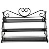 3 Tiers Alloy Nail Polish Display Organizer Rack Stand Cosmetic Makeup