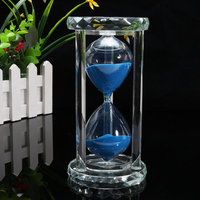 30 Minutes Sandglass Kitchen Timer Crystal Hourglass Craft Gift Ornament Home Decor