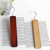 30x16.5cm Multifunctional Hanging Frame Natural Solid Wood Scarf Belt Rack Clothes Storage Hooks
