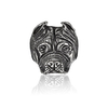 316L Stainless Steel Titanium Dog Head Shaped Ring