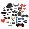 31PCS Photo Booth Props Mustache Mask On A Stick Birthday Wedding Party DIY