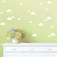 31pcs/set DIY Big Clouds Wall Sticker Removable Wall Decals Vinyl Art Home Decor