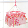 32Clip Portable Socks Cloth Hanger Rack Clothespin Multifunctional Drying Rack