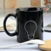 330ml Creative Ceramic Color Changing Tea Cup Coffee Mug Cup Glass Dinkware