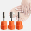 3/32" Nails Drill Bits Files Cylinder Carbide For Nail Art Salon Electric Manicure Tools 3 Styles