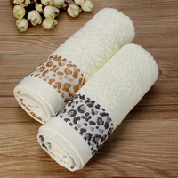 33x74cm Jacquard Cotton Towel Bathroom Absorbent Face Cloth Shower Washcloth