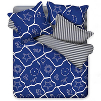 3/4pcs Suit Polyester Fiber Constellation Pattern Bedding Sets