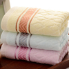 34x75cm Water Wave Pattern Absorbent Cotton Jacquard Towel for Sporting Showering Travelling Yoga