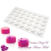 35 Holes Small Cylinder Mold Silicone Cake Fondant Mold Mousse Mold Bakeware