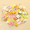 35pc Exquisite Mini Kawaii Panda Squishy Charm Straps Soft Bread Donuts Toys