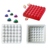 36 Round Silicone Cake Mold For Mousses Ice Cream Chiffon Baking Decorating Tools