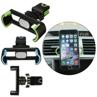360° Rotating Car Air Vent Holder Stand Mount Adjustable Clip For iPhone 6S 50-80mm Cell Phone