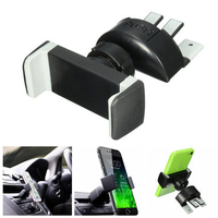 360° Rotation Universal Car Air Vent Phone Holder CD Slot Mount Cradle Phone Bracket