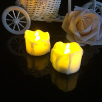 3.6*4.3cm Battery Powered Flameless LED Candle Tea Night Light Christmas Decoration