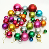 36pcs Mixed Christmas Bubble Ball Christmas Tree Hanging Ornament Party Home Decoration