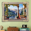 38x50cm 5D DIY Rome Castle Diamond Painting Resin Full Rhinestone Scener Cross-stitch Kit