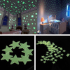 3cm 100PCS Fluorescent Glow Star Wall Sticker Bedroom Living Room Kids Home Decor