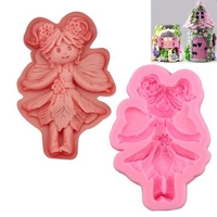 3D Angel Girl Silicone Cake Fondant Mold Nonstick Chocolate Cookies Mould DIY Pastry Baking Tool