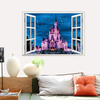 3D Castle Wall Stickers Removable Mural Art Decal Wallpaper Living Room Bedroom Home Decor