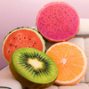 3D Creative Plush Foam Fruit Pillow Back Cushion Office Chair Sofa Bed Decor