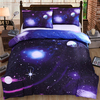 3D Galaxy Pattern Bedding Sets Universe Space Duvet Cover
