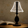 3D LED Desk Table Night Light Acrylic Dimmable Lamp Xmas Gift Living Room Home Decor