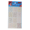 3D Mix Color Flower Lace Nail Art Stickers Glitter Decals