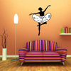 3D Modern Ballet Dancer Wall Clock Bedroom Home Decor