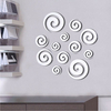 3D Removable Decal Cloud DIY Mirror Wall Sticker Living Room Home Decor