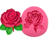 3D Rose Mold Silicone Rose Flower Cake Mold Soap Chocolate Resin Mold Bakeware