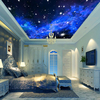 3D Wallpaper Mural Night Clouds Star Sky Wall Paper Background Interior Ceiling Home Decor