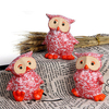 3Pcs Creative Ceramic Owl Ornament Living Room Home Office Decor Handicrafts