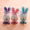 3Pcs Easter Decorative Gift Bunny Rabbit Shape Decorative Egg Easter Egg
